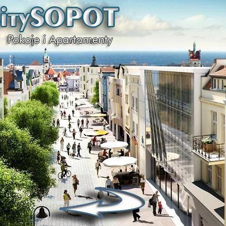 City Sopot Pokoje I Apartamenty Na Deptaku Exterior foto